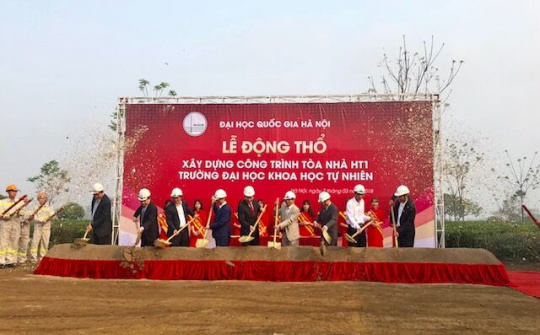 ĐH Quốc gia Hà Nội khởi công hạng mục đầu tiên tại dự án mới