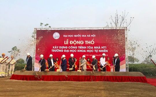 ĐH Quốc gia Hà Nội khởi công hạng mục đầu tiên tại dự án mới
