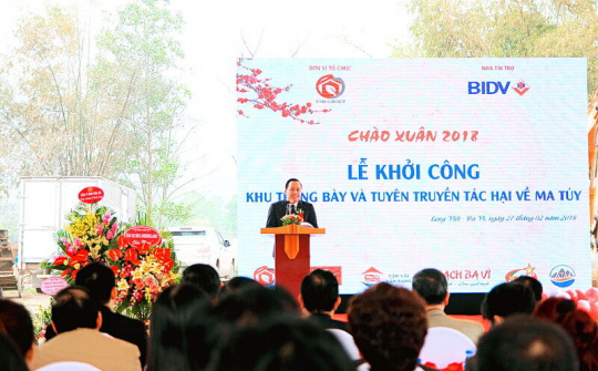 Khởi công khu trưng bày và tuyên truyền tác hại về ma túy