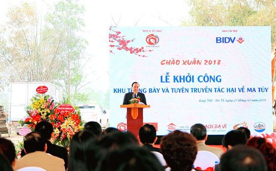 Khởi công khu trưng bày và tuyên truyền tác hại về ma túy