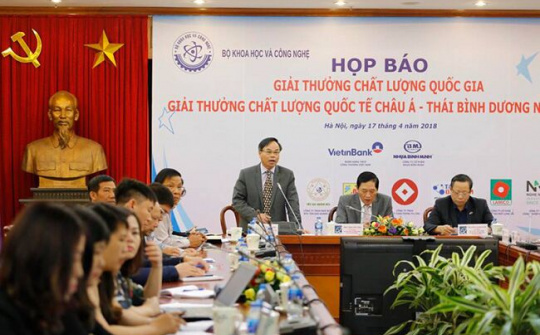 73 doanh nghiệp giành giải thưởng Chất lượng Quốc gia năm 2017