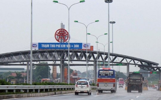 Mặt đường Pháp Vân-Cầu Giẽ được thảm theo công nghệ mới của Nhật