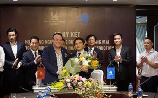 Tân Hoàng Minh ký hợp đồng tổng thầu thiết kế và thi công dự án 'khủng' Tân Hoàng Mai