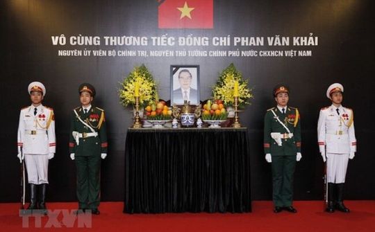 Lãnh đạo Đảng, Nhà nước viếng nguyên Thủ tướng Phan Văn Khải