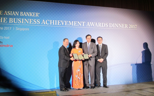 Ngân hàng duy nhất Việt Nam được The Asian Banker trao 3 giải thưởng