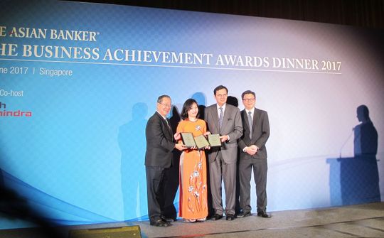 Ngân hàng duy nhất Việt Nam được The Asian Banker trao 3 giải thưởng