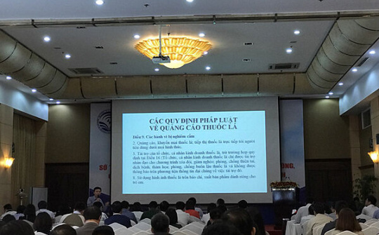 Nâng cao năng lực thanh tra, kiểm tra thực hiện Luật phòng, chống tác hại thuốc lá