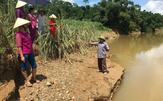 Ngọc Lặc (Thanh Hóa): Dân tố Công ty Bình Mai Anh khai thác cát gây sạt lở đất đai, hoa màu