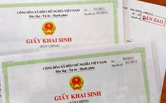 Thủ tục đăng ký giấy khai sinh cho con ngoài giá thú