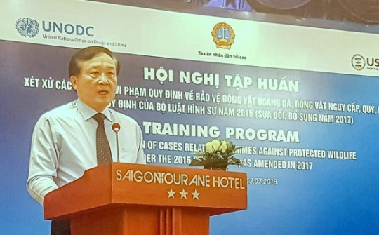 Training launched to improve Vietnam’s handling of cases involving protected wildlife