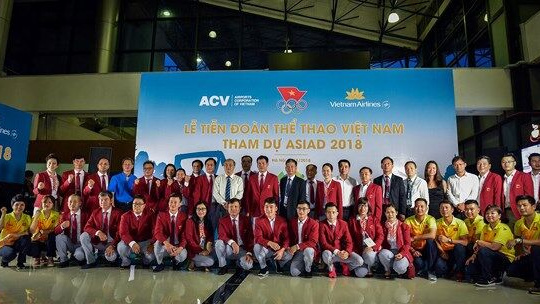 Thêm 47 VĐV Việt Nam lên đường dự ASIAD 2018 vào ngày mai