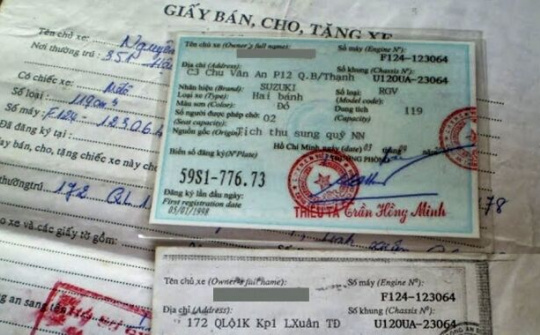 Làm sao để sang tên ôtô khi chủ xe chết hoặc mất tích?
