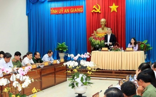President asks An Giang to promote sustainable economic development