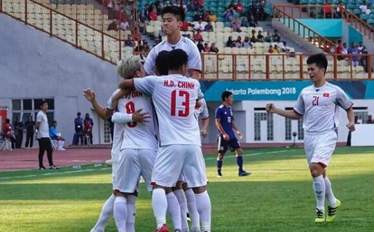 ASIAD 2018: 3 trận bất bại, đội tuyển U23 Việt Nam vào vòng knock-out
