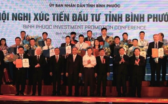 Thủ tướng Nguyễn Xuân Phúc dự hội nghị xúc tiến đầu tư tại Bình Phước