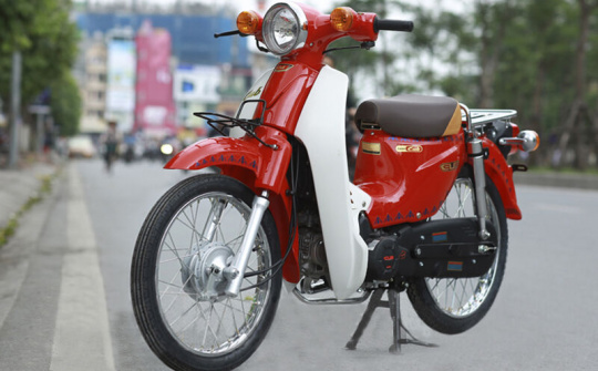 Mẫu xe 'Cub 81’  tiết kiệm xăng phù hợp với học sinh, sinh viên