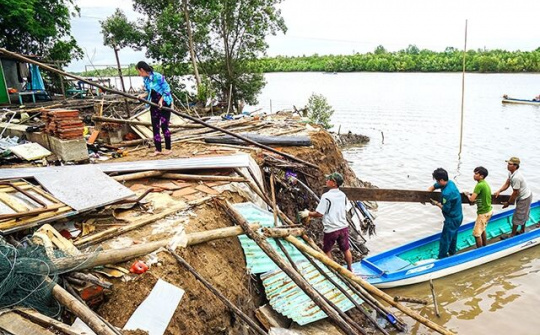 Vùng châu thổ đang biến dạng