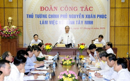 PM expects Tay Ninh to become a wealthy agriculture-based province