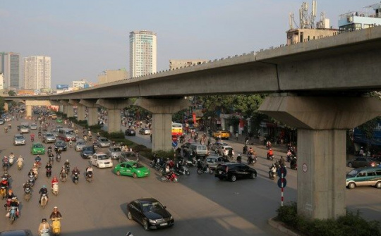 Đường sắt Nhổn - Ga Hà Nội: Khai thác trước 8,5km