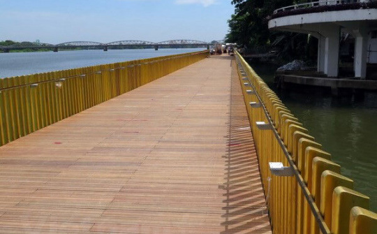 Tuyến đường đi bộ dọc sông Hương đưa vào sử dụng từ 15/9