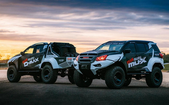 Đo độ 'khủng' của bộ đôi xe bán tải SUV của Isuzu là D-Max và Mu-X phiên bản độ