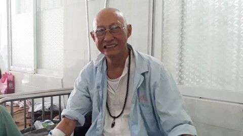 Diễn viên Lê Bình vẫn đi đóng phim tự kiếm tiền điều trị ung thư
