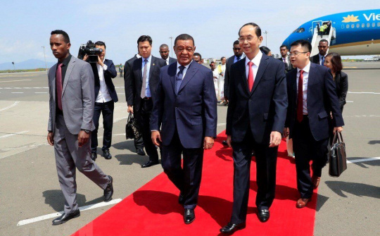 Hoạt động của Chủ tịch nước Trần Đại Quang tại Ethiopia