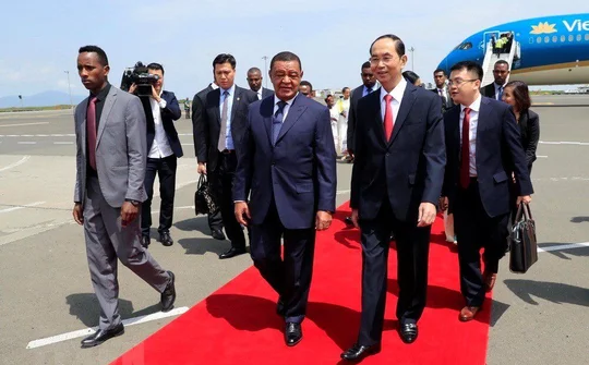 Hoạt động của Chủ tịch nước Trần Đại Quang tại Ethiopia