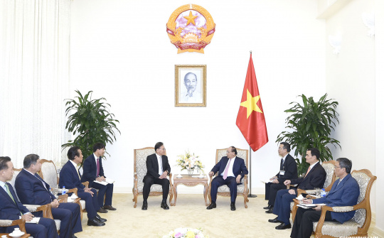 Thủ tướng tiếp Tổng lãnh sự danh dự Việt Nam tại Busan, Hàn Quốc