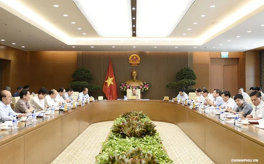 Thủ tướng chủ trì cuộc họp Thường trực Chính phủ về 10 nội dung quan trọng