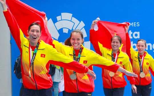 Chân dung ‘4 cô gái vàng’ của Rowing Việt Nam tại ASIAD 2018