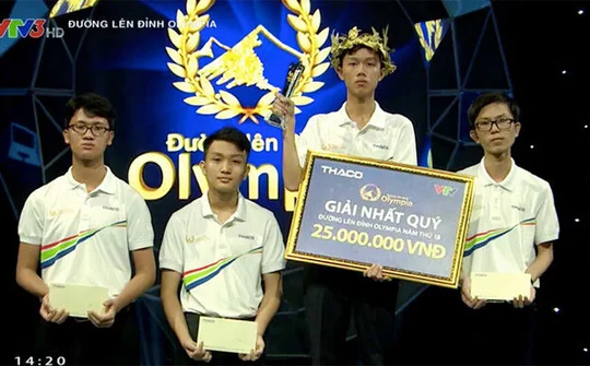 Rượt đuổi gay cấn, nam sinh Quảng Trị giành vé vào chung kết Olympia