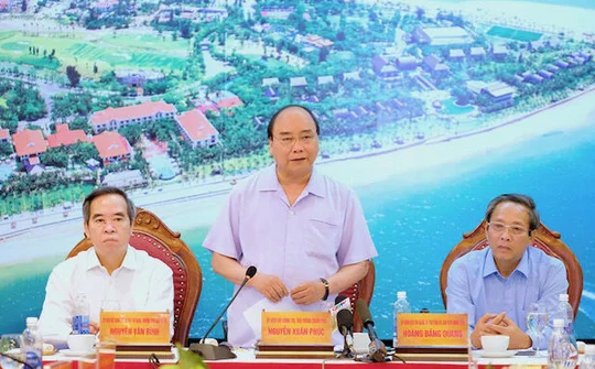 Thủ tướng làm việc với lãnh đạo chủ chốt tỉnh Quảng Bình