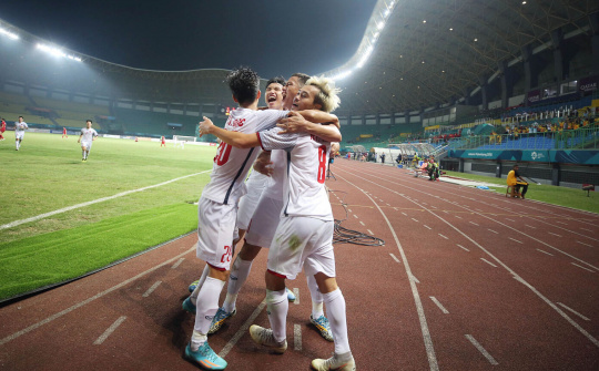 ASIAD 2018: Thắng kịch tính Syria, U23 Việt Nam lần đầu tiên vào bán kết