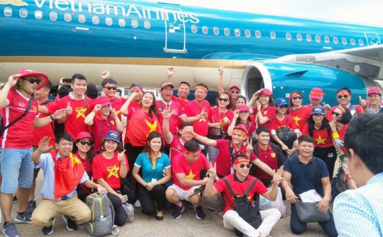Vietnam Airlines đồng hành cùng bóng đá Việt Nam tại bán kết ASIAD 2018