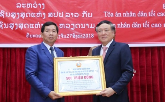 Vietnam-Laos court cooperation increasingly substantive: chief justices