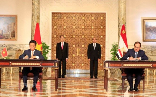 Toàn văn Tuyên bố chung Việt Nam - Ai Cập