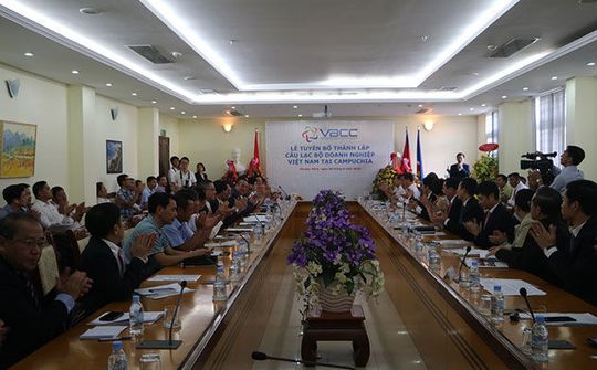 Câu lạc bộ Doanh nghiệp Việt Nam được thành lập tại tại Campuchia
