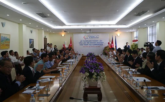 Câu lạc bộ Doanh nghiệp Việt Nam được thành lập tại tại Campuchia