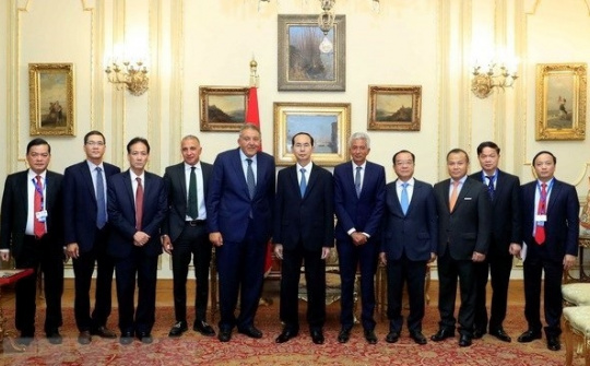 Vietnamese President meets FEDCOC leaders, concludes Egypt visit