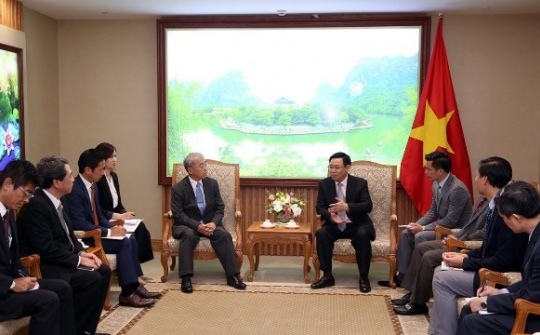 Deputy PM receives Mitsubishi Corp.’s executive vice president