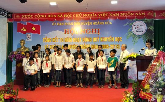 Thanh Hóa: Quỹ Khuyến học Lê Xuân Lan 10 năm sức lan tỏa