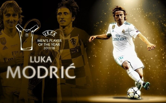 Cầu thủ xuất sắc nhất châu Âu 2018: Gọi tên Luka Modric