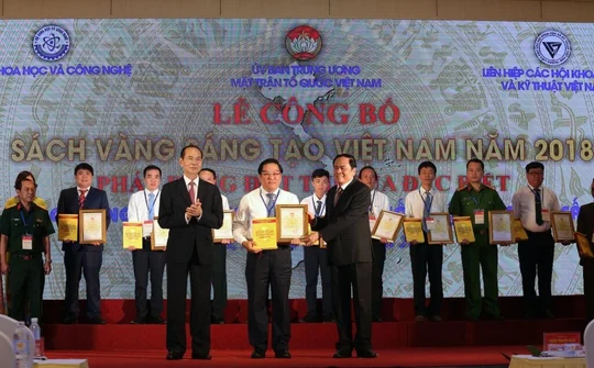 4 công trình của ngành Dầu khí được vinh danh trong Sách vàng Sáng tạo Việt 2018