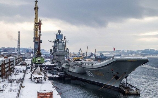 Nga nâng cấp tàu sân bay 'Đô đốc Kuznetsov'