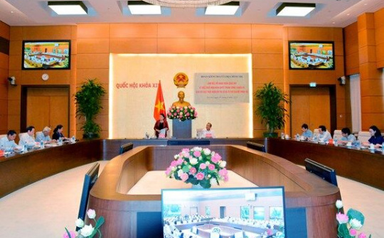 Đoàn kiểm tra của Bộ Chính trị làm việc với Đảng đoàn Quốc hội