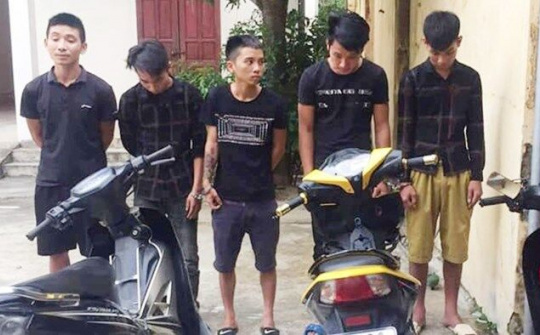 Hà Tĩnh: Bắt giữ nhóm đối tượng chuyên cướp tài sản người đi đường