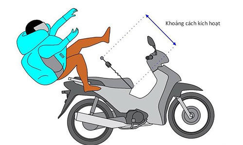 Ba chàng trai Việt chế tạo áo bảo hiểm cho người đi xe máy
