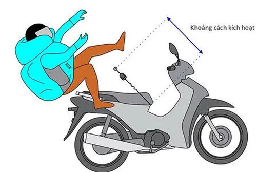 Ba chàng trai Việt chế tạo áo bảo hiểm cho người đi xe máy