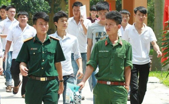 Nhiều trường quân đội thông báo xét tuyển bổ sung sinh viên